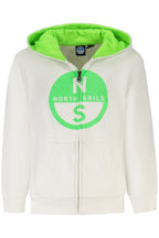 NORTH SAILS KINDER-SWEATSHIRT MIT ZIP WEISS