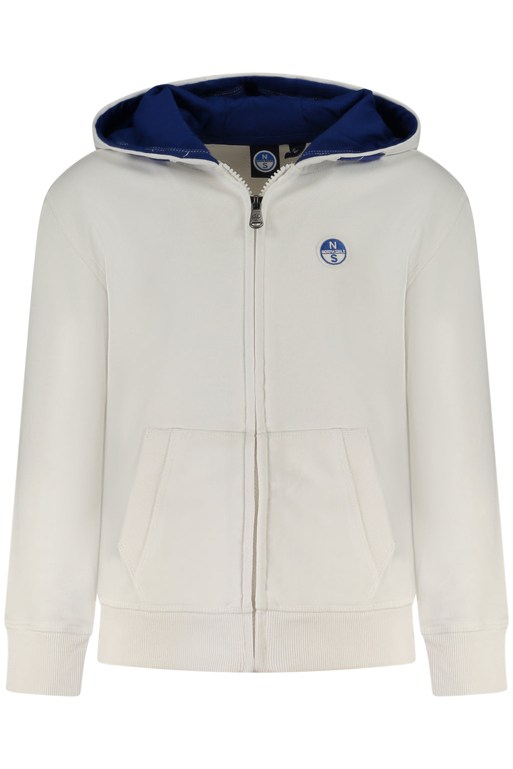 NORTH SAILS KINDER-SWEATSHIRT MIT ZIP WEISS