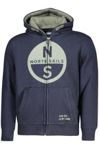 NORTH SAILS KINDER-SWEATSHIRT IN BLAUEM ZIP-UP-MODE