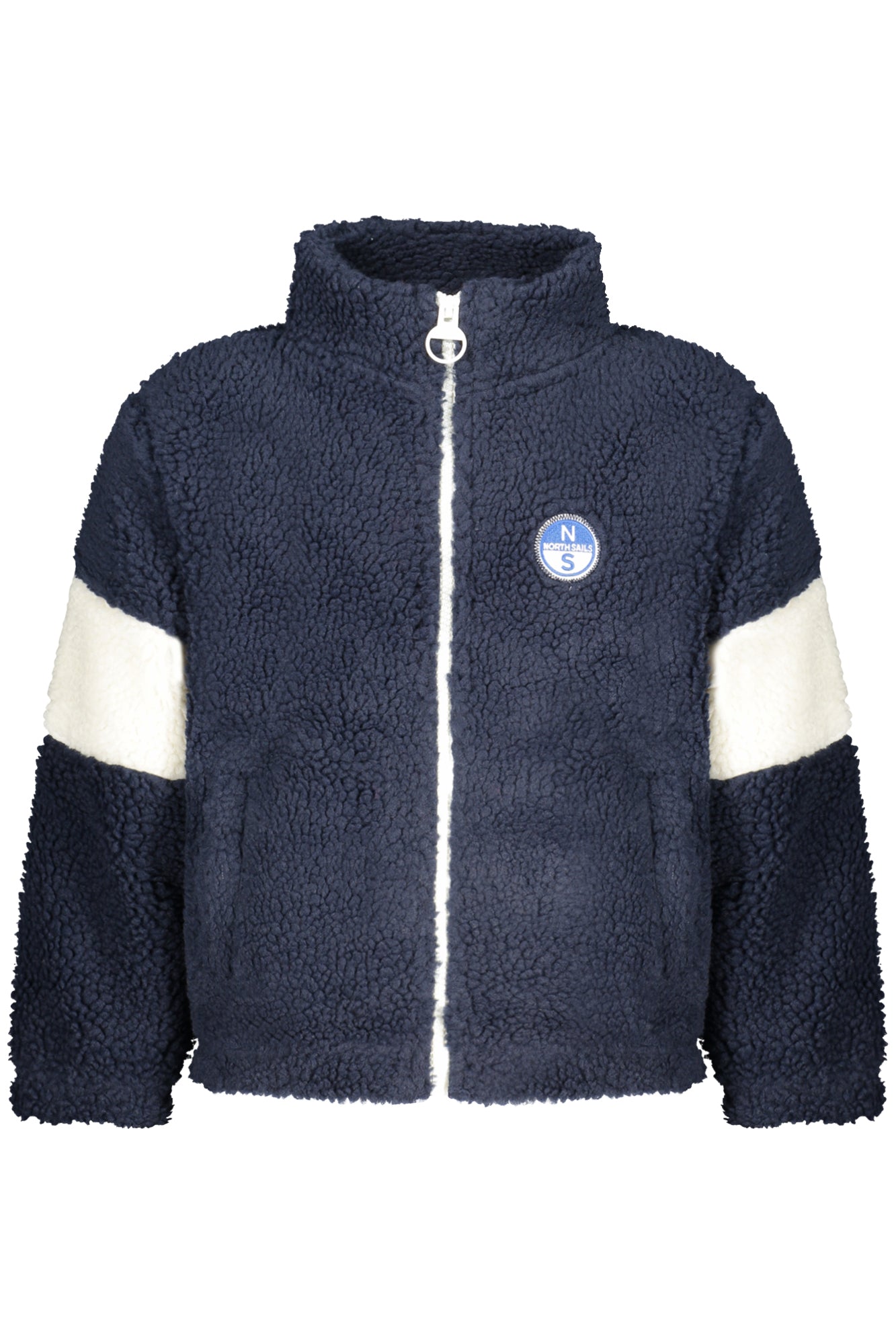 NORTH SAILS KINDER-SWEATSHIRT IN BLAUEM ZIP-UP-MODE