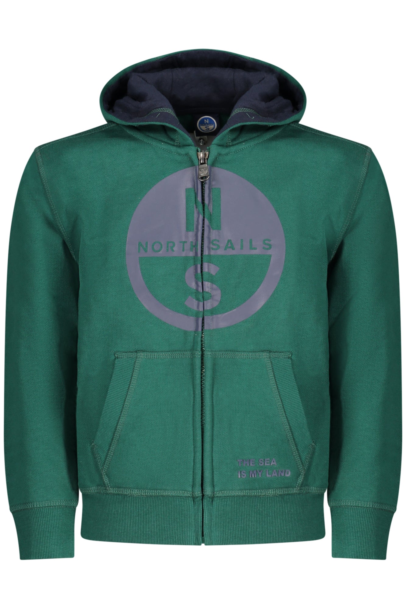 NORTH SAILS KINDER-SWEATSHIRT, GRÜN, MIT REISSVERSCHLUSS Hauptbild