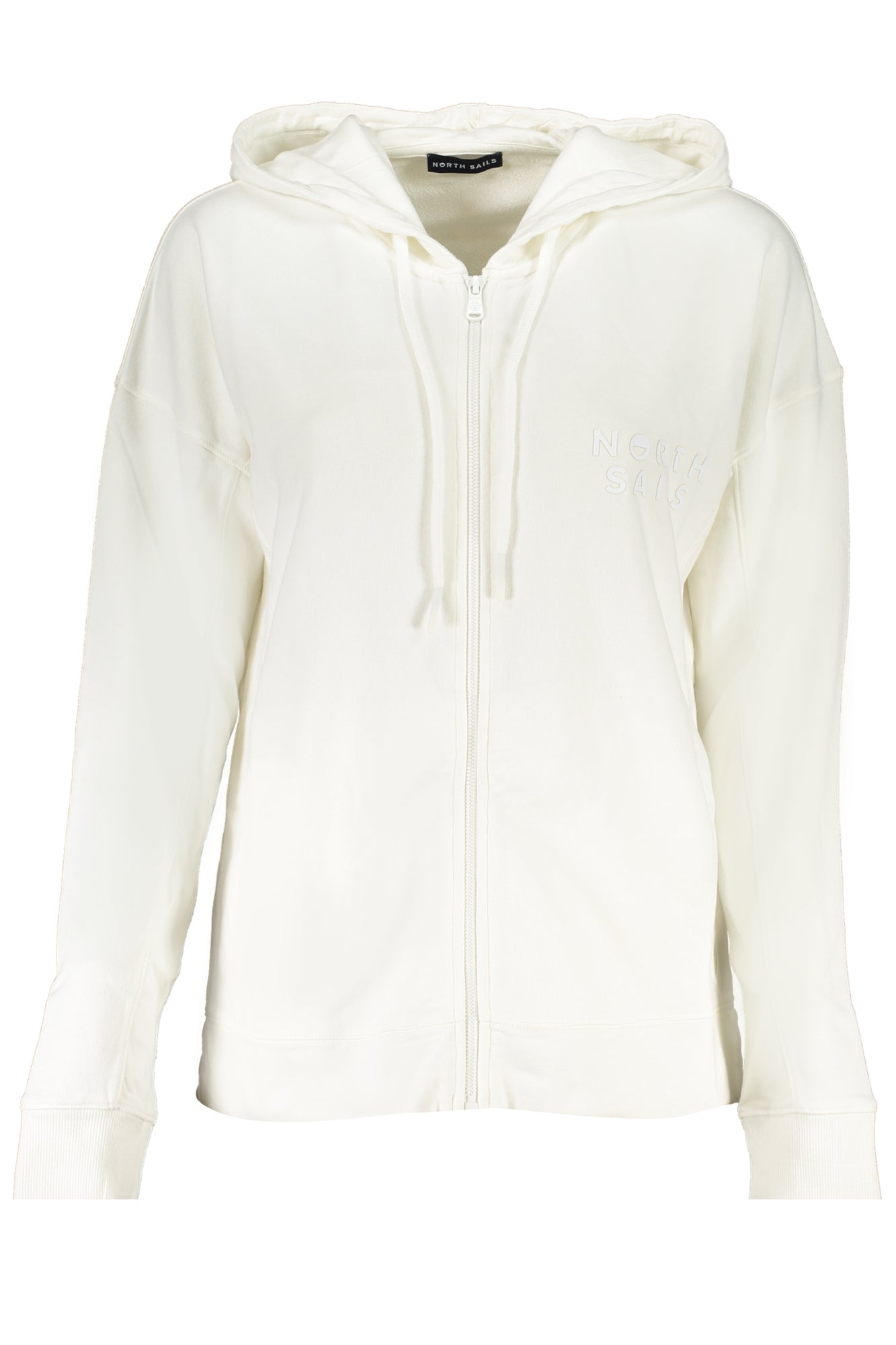 NORTH SAILS Damen-Zip-Sweatshirt Weiss – Kapuze & Bio-Baumwolle | soulluna.de Weiß