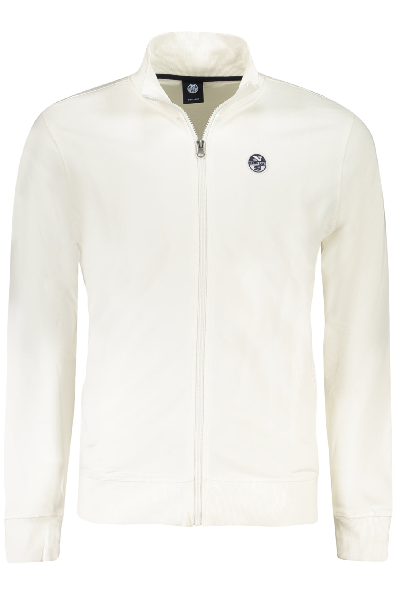 NORTH SAILS Herren Sweatshirt – Langarm, mit Taschen Weiß