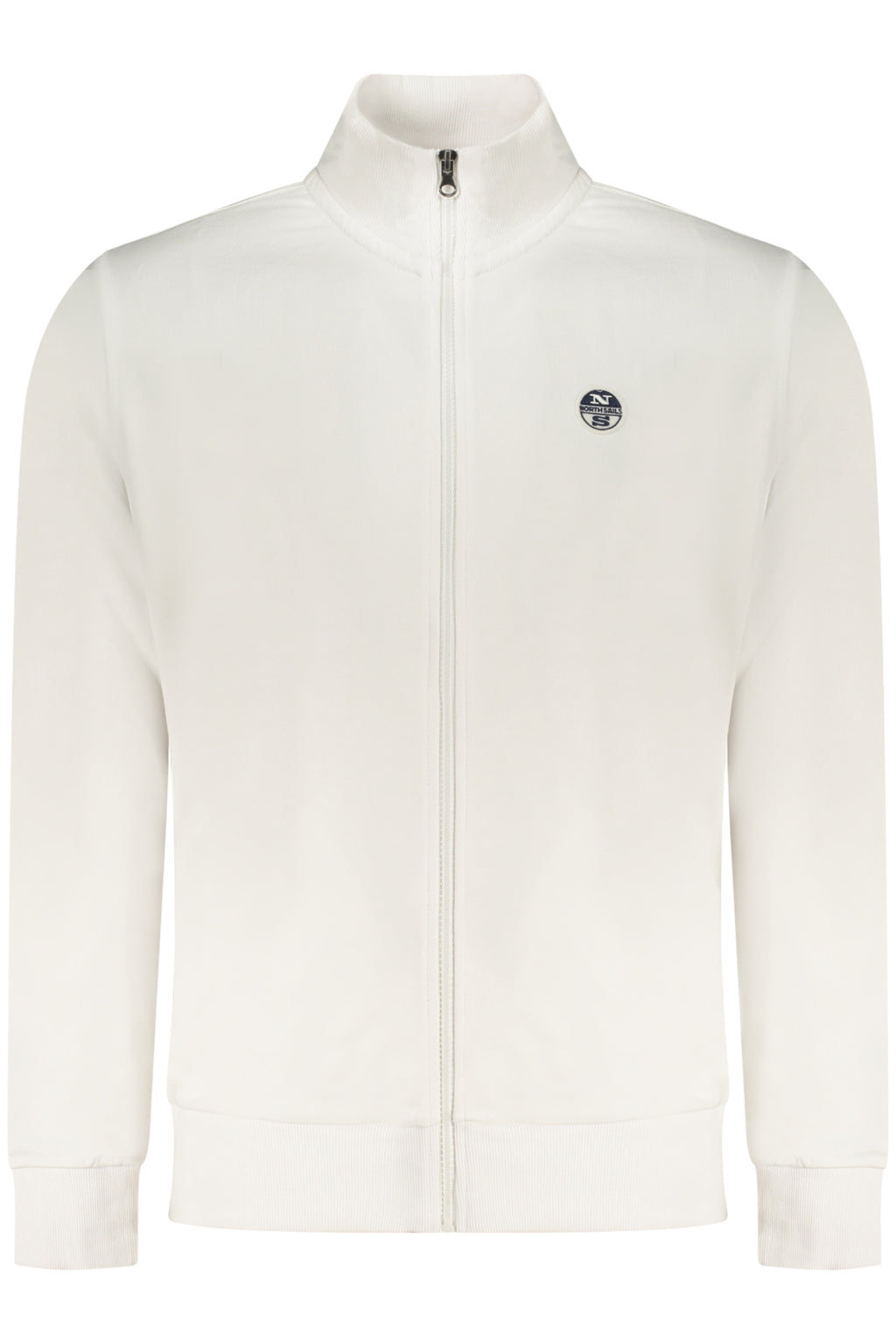 NORTH SAILS HERREN WEISSES SWEATSHIRT MIT REISSVERSCHLUSS