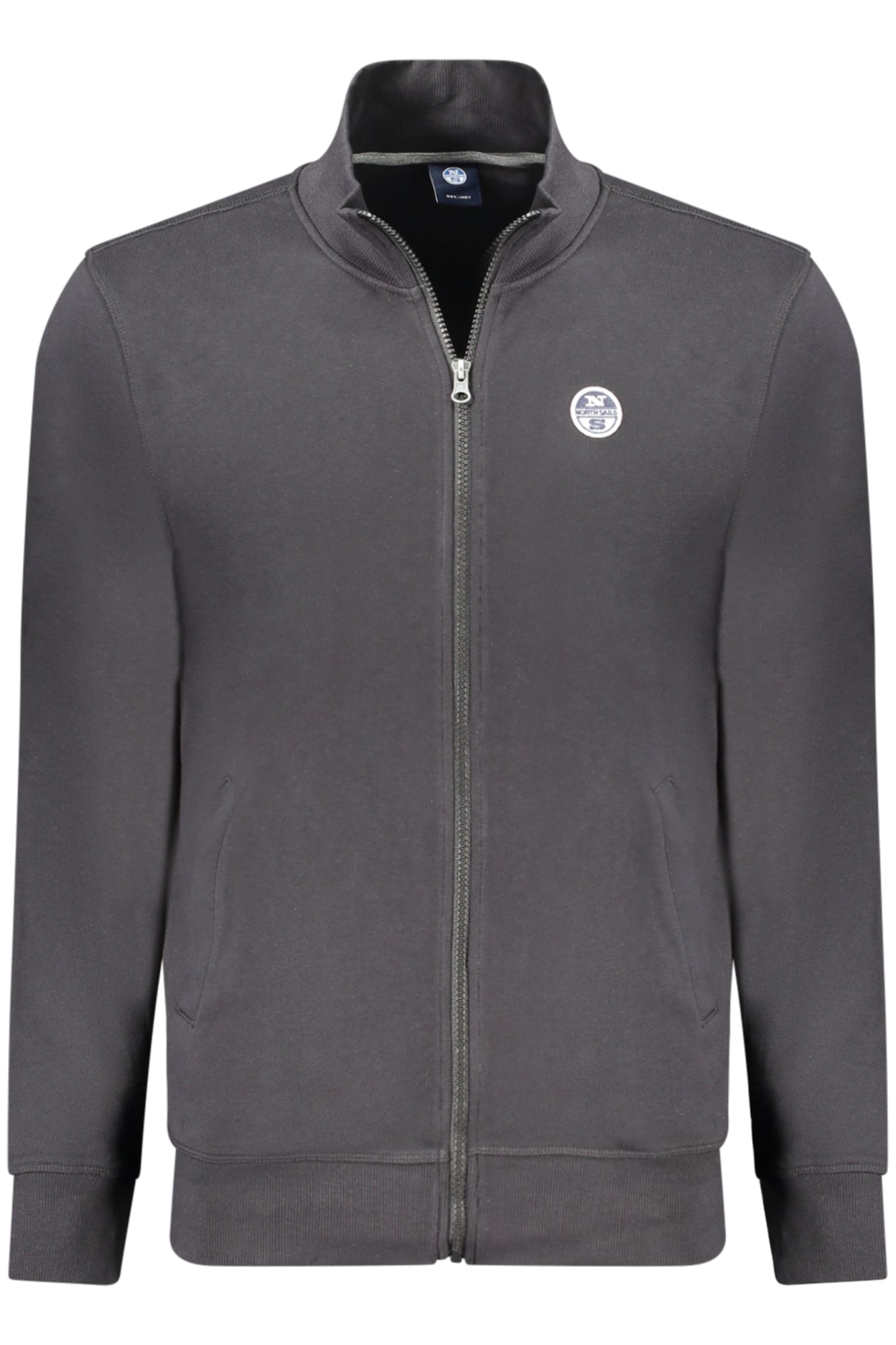 NORTH SAILS Herren Sweatshirt – Langarm, mit Taschen Schwarz