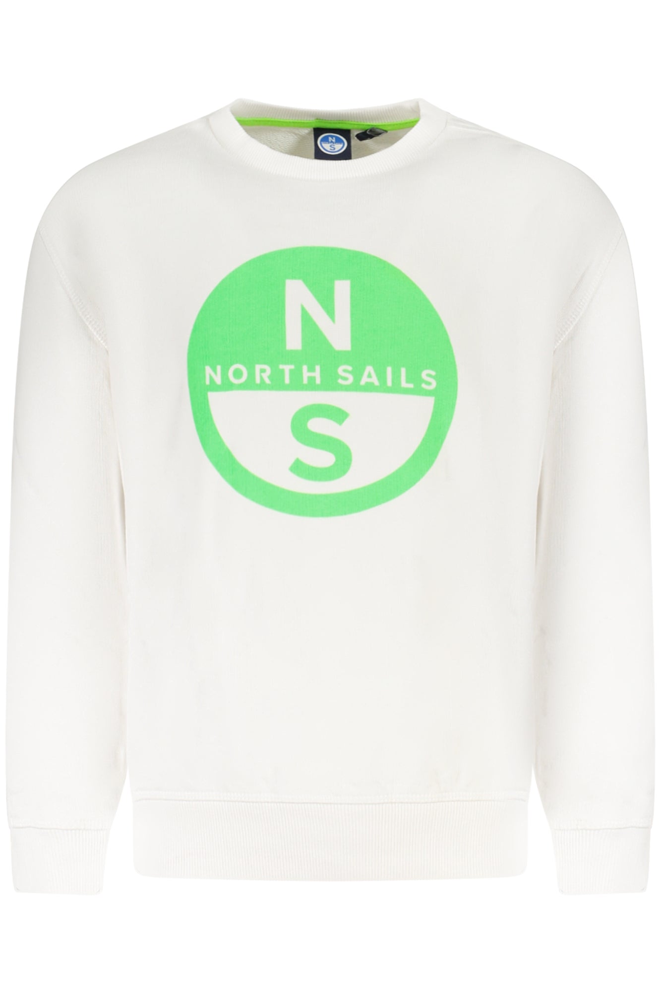 NORTH SAILS Sweatshirt mit Reißverschluss Jungen – Blaues Kapuzenpullover aus Baumwolle Weiß