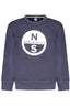 NORTH SAILS Sweatshirt mit Reißverschluss Jungen – Blaues Kapuzenpullover aus Baumwolle Blau