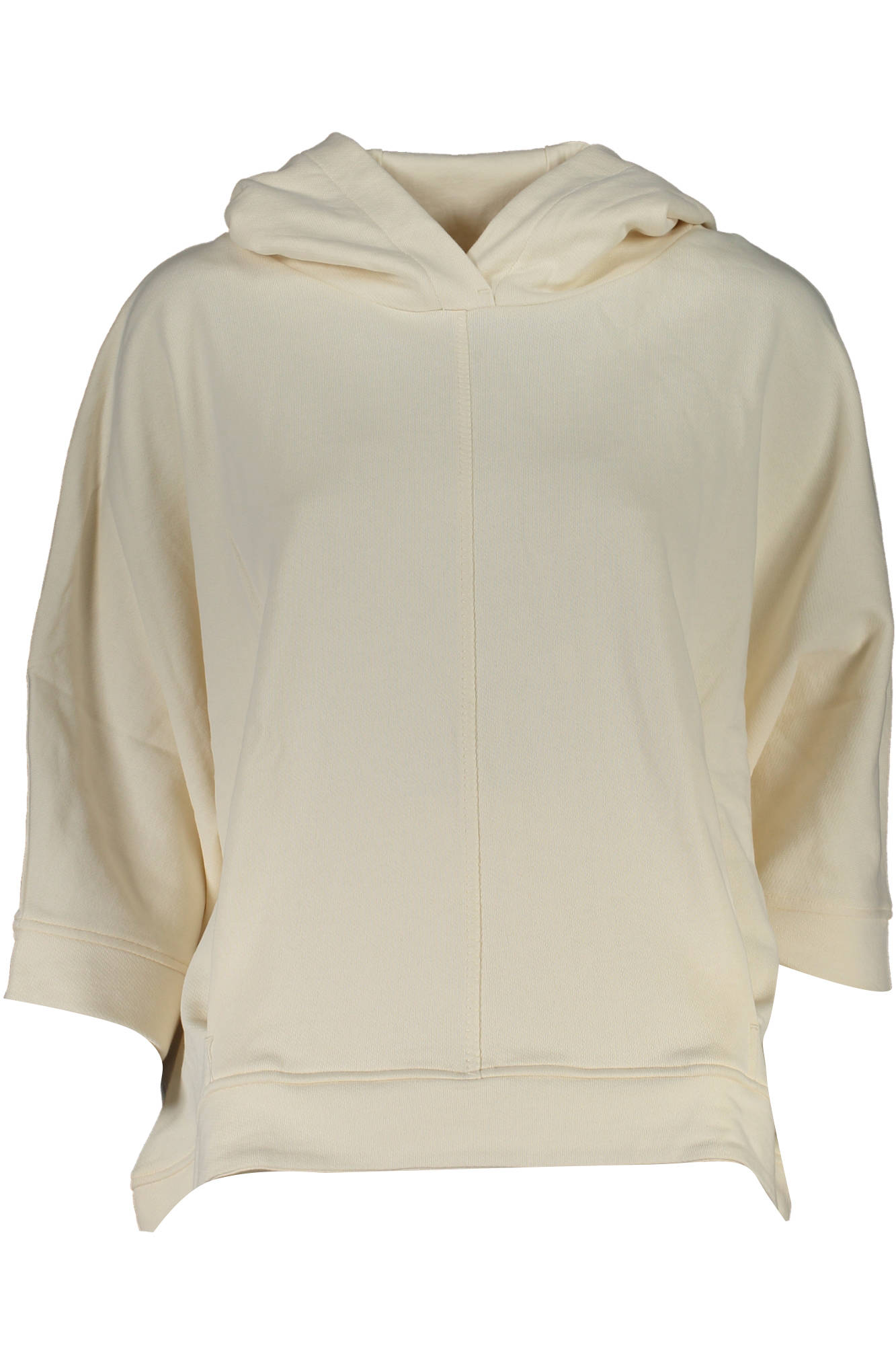 NORTH SAILS Damen-Sweatshirt Weiß – Kapuzenpullover mit 3/4-Ärmeln aus Bio-Baumwolle Weiß Hauptbild