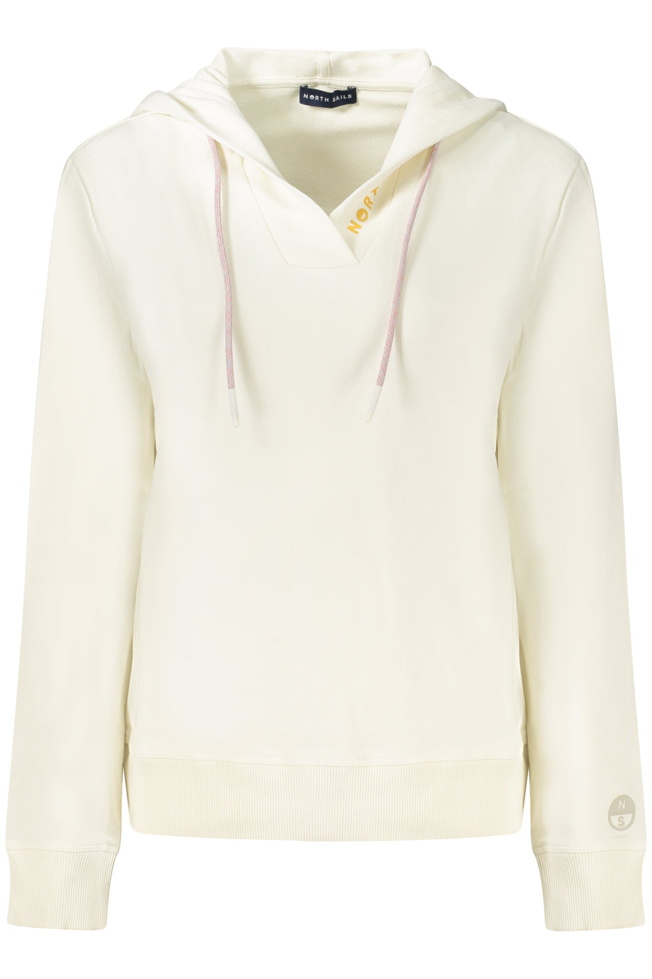 NORTH SAILS Damen-Sweatshirt mit Zip – Weißes Kapuzen-Sweatshirt für Damen Weiß