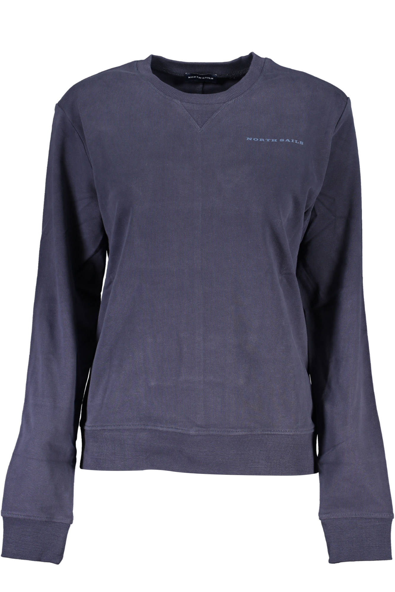 North Sails Damen-Sweatshirt Weiß – Bio-Baumwolle & Rundhalsausschnitt Blau