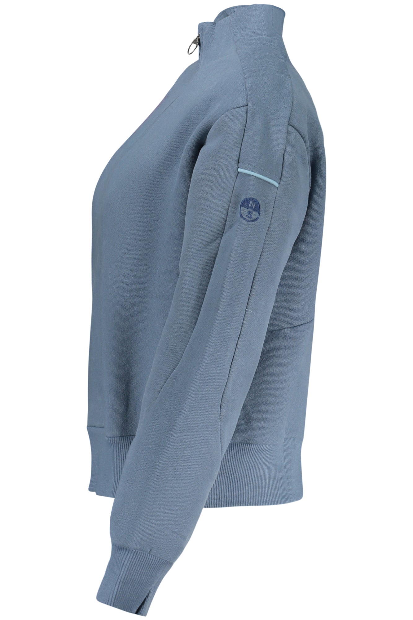 NORTH SAILS Damen-Sweatshirt mit Reißverschluss – Weißes Ocean Positive Sweatshirt Blau