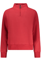 NORTH SAILS DAMEN ROTES SWEATSHIRT MIT REISSVERSCHLUSS