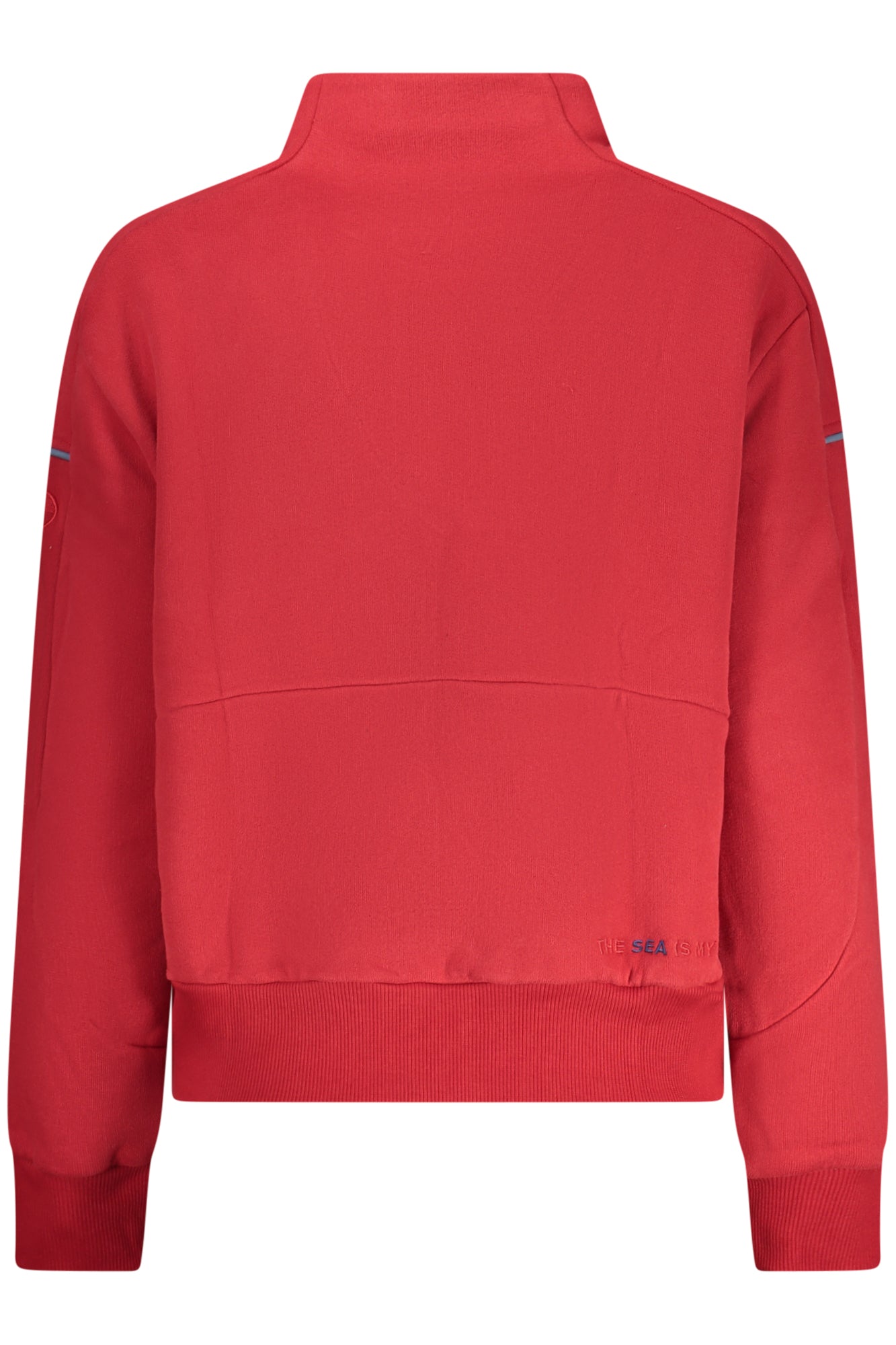 NORTH SAILS Damen-Sweatshirt mit Reißverschluss – Weißes Ocean Positive Sweatshirt Rot