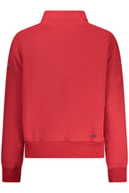 NORTH SAILS DAMEN ROTES SWEATSHIRT MIT REISSVERSCHLUSS