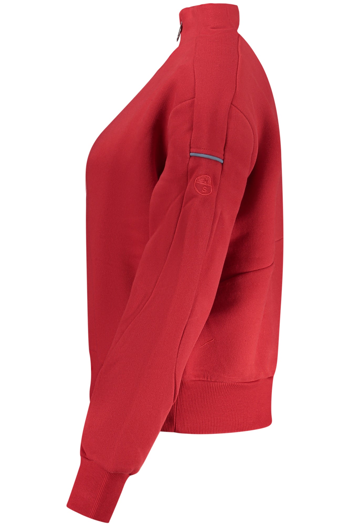 NORTH SAILS Damen-Sweatshirt mit Reißverschluss – Weißes Ocean Positive Sweatshirt Rot