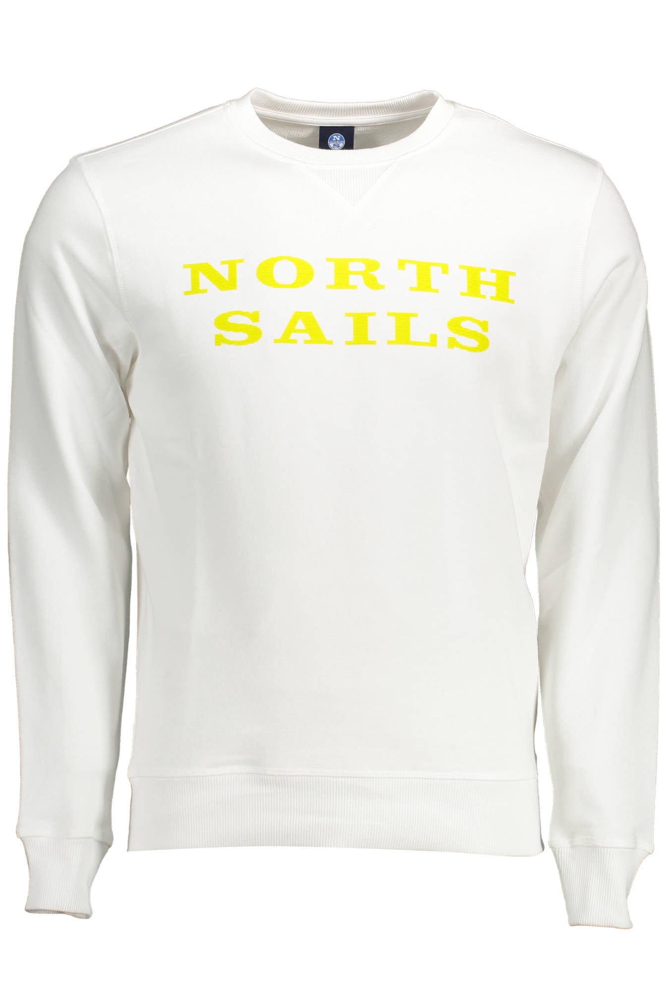 NORTH SAILS Sweatshirt Herren Blau – Rundhalsausschnitt aus 100% Baumwolle Weiß
