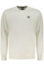 NORTH SAILS Sweatshirt Herren mit Zip – Weißes Langarm-Sweatshirt aus Baumwolle Weiß