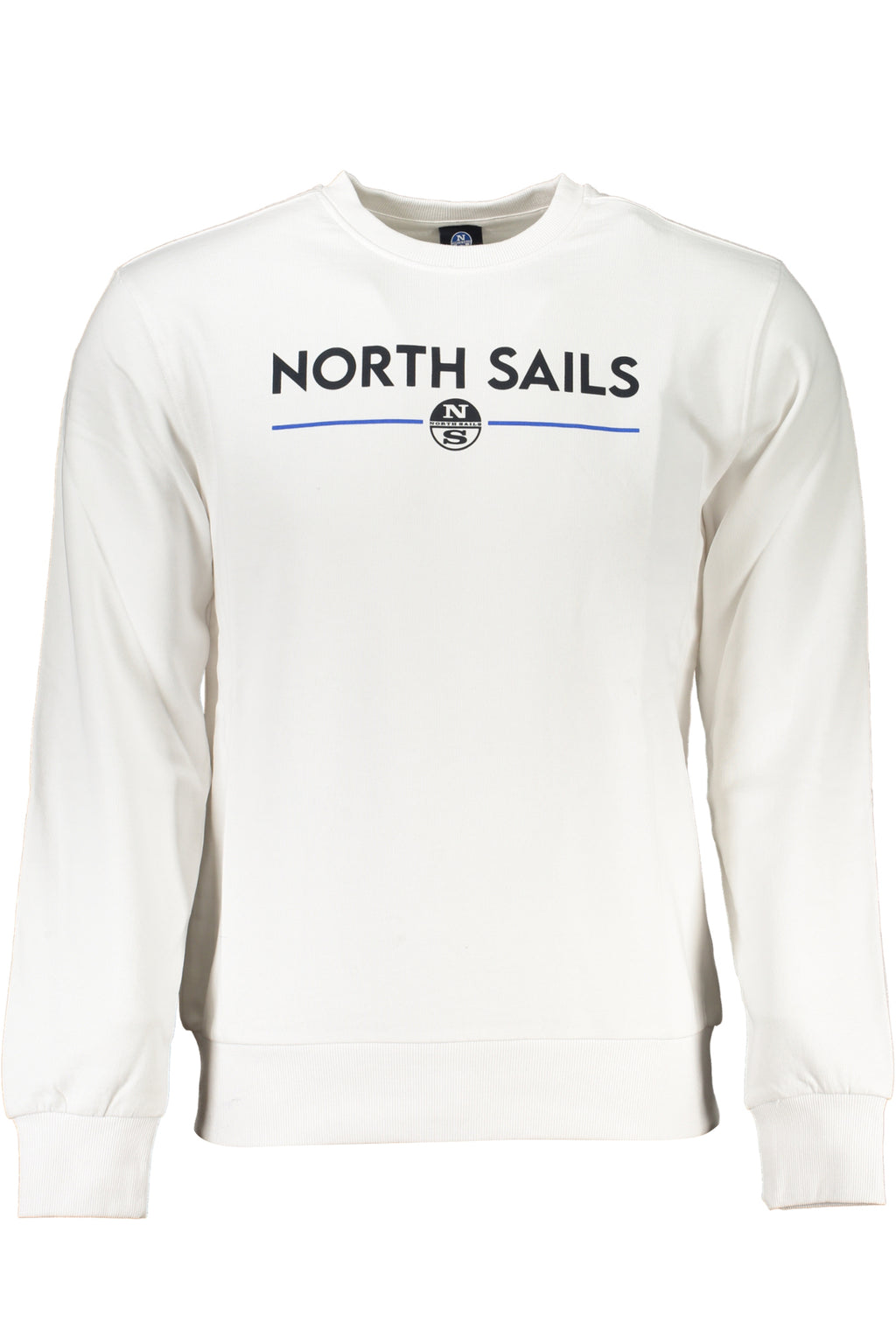 NORTH SAILS WEISSES SWEATSHIRT FÜR HERREN MIT REISSVERSCHLUSS