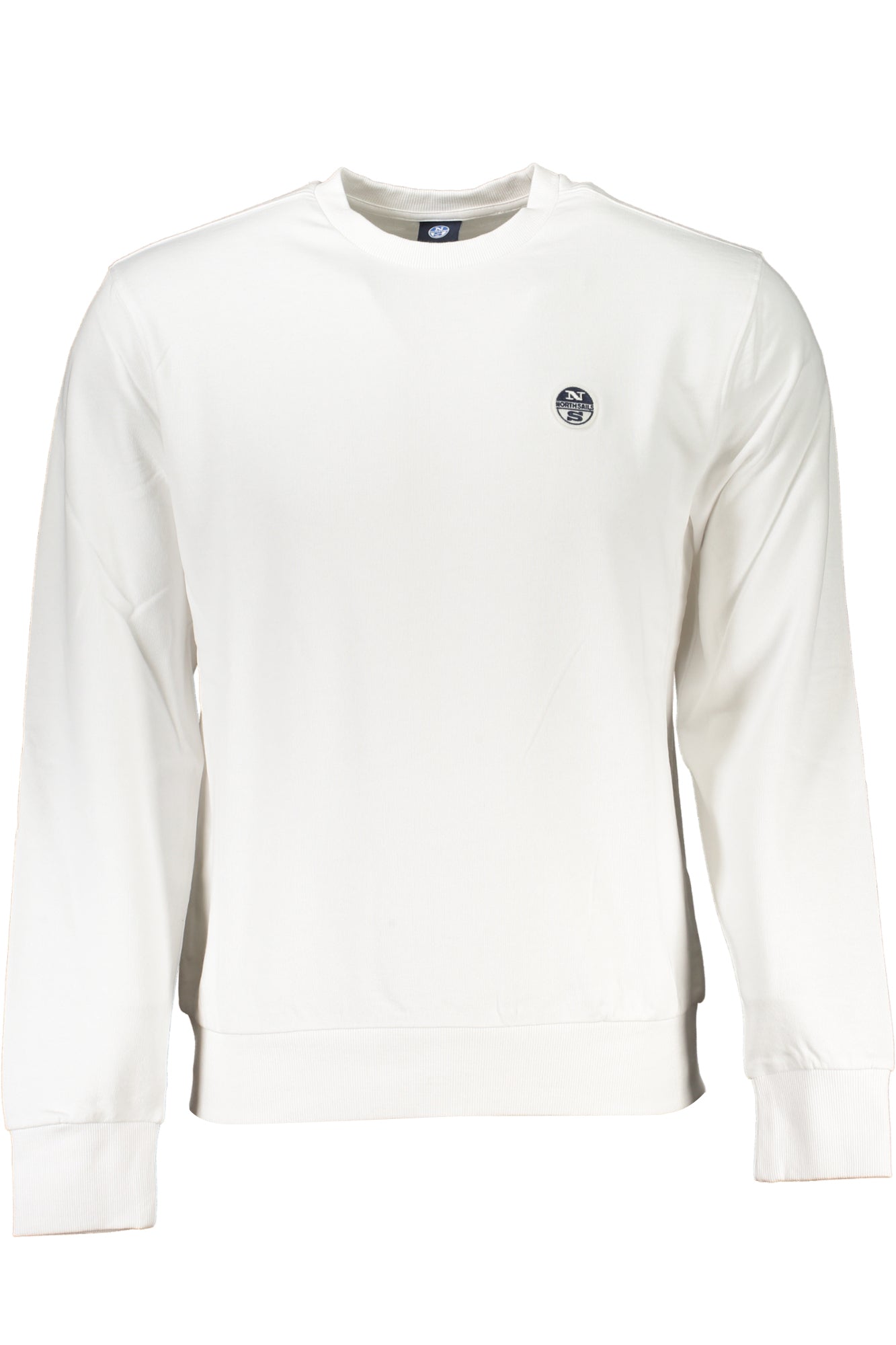 NORTH SAILS Sweatshirt Herren – Rotes Zip-Out-Modell aus Baumwolle Weiß