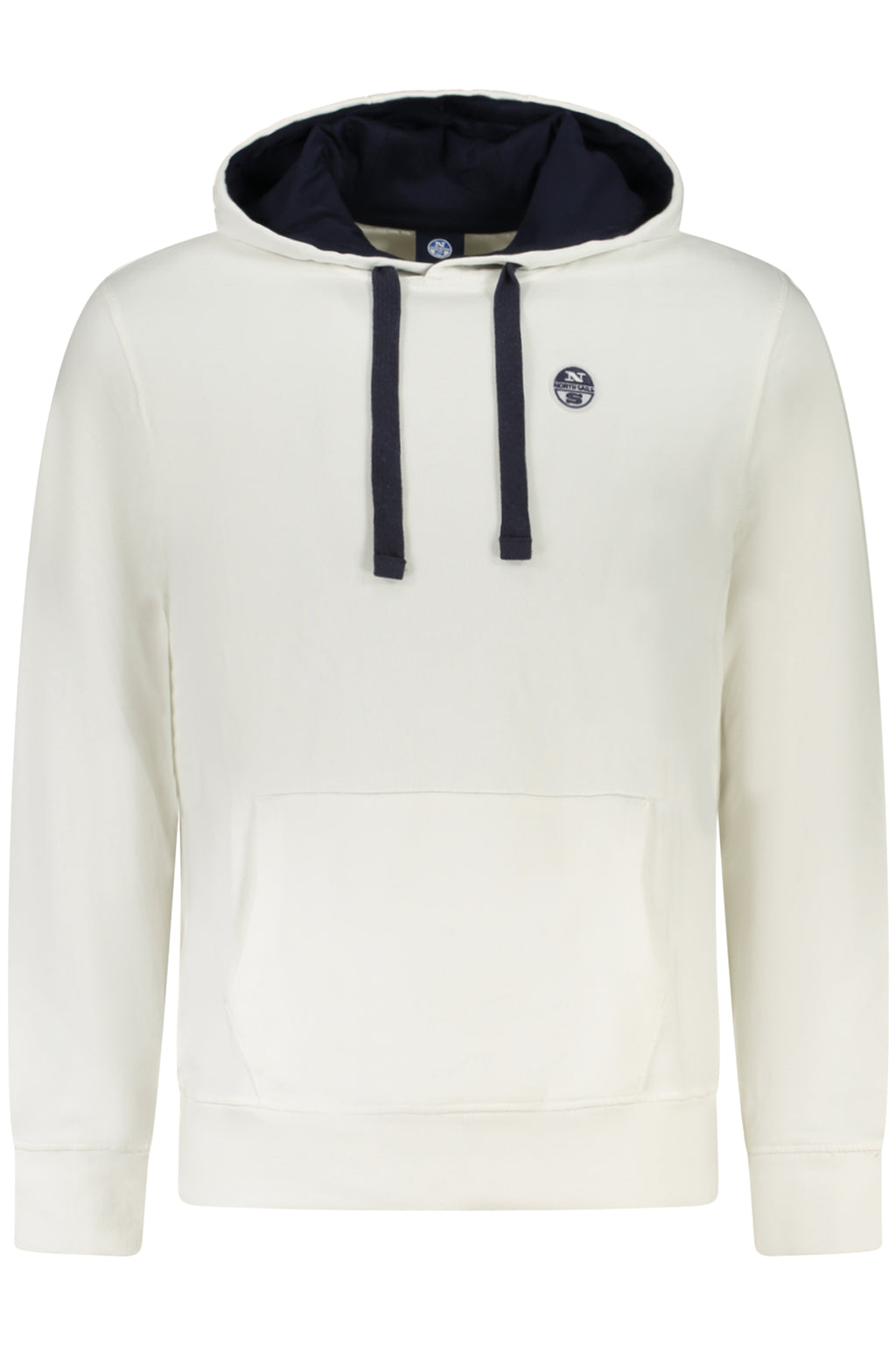 NORTH SAILS HERREN-SWEATSHIRT MIT ZIP WEISS