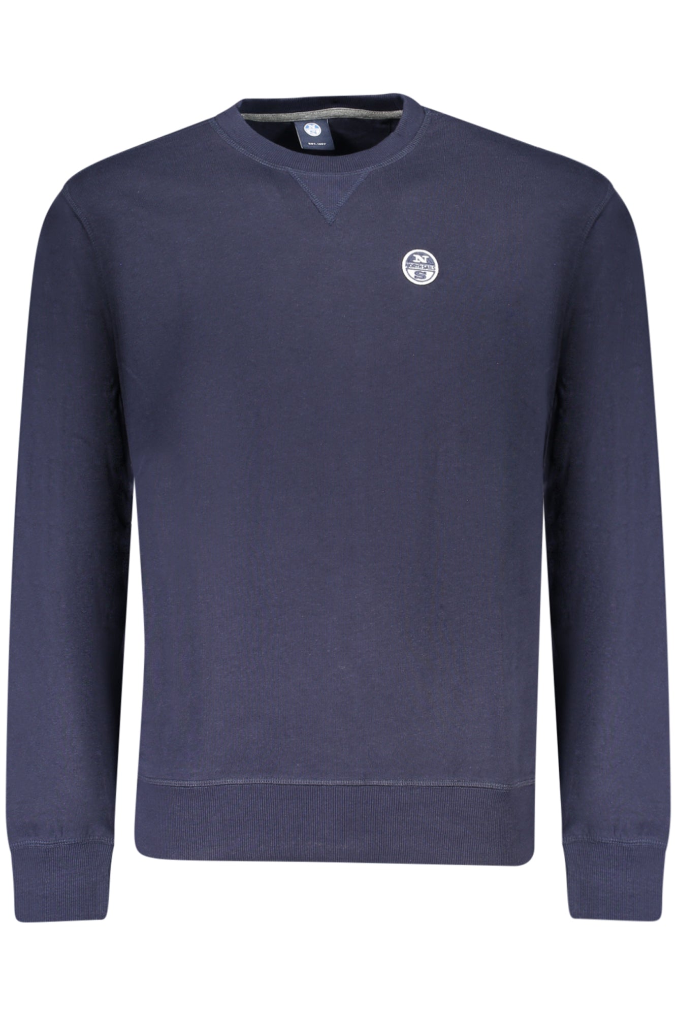 NORTH SAILS Men's Zip-Up Sweatshirt – White Long-Sleeve Cotton Sweatshirt Secondary image