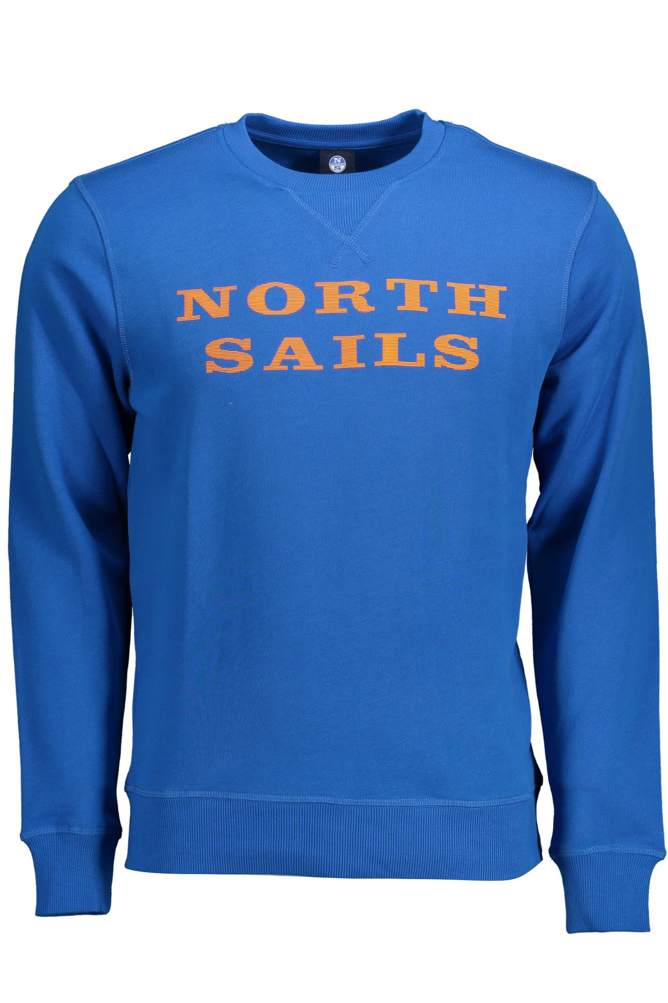 NORTH SAILS Sweatshirt Herren Blau – Rundhalsausschnitt aus 100% Baumwolle Blau