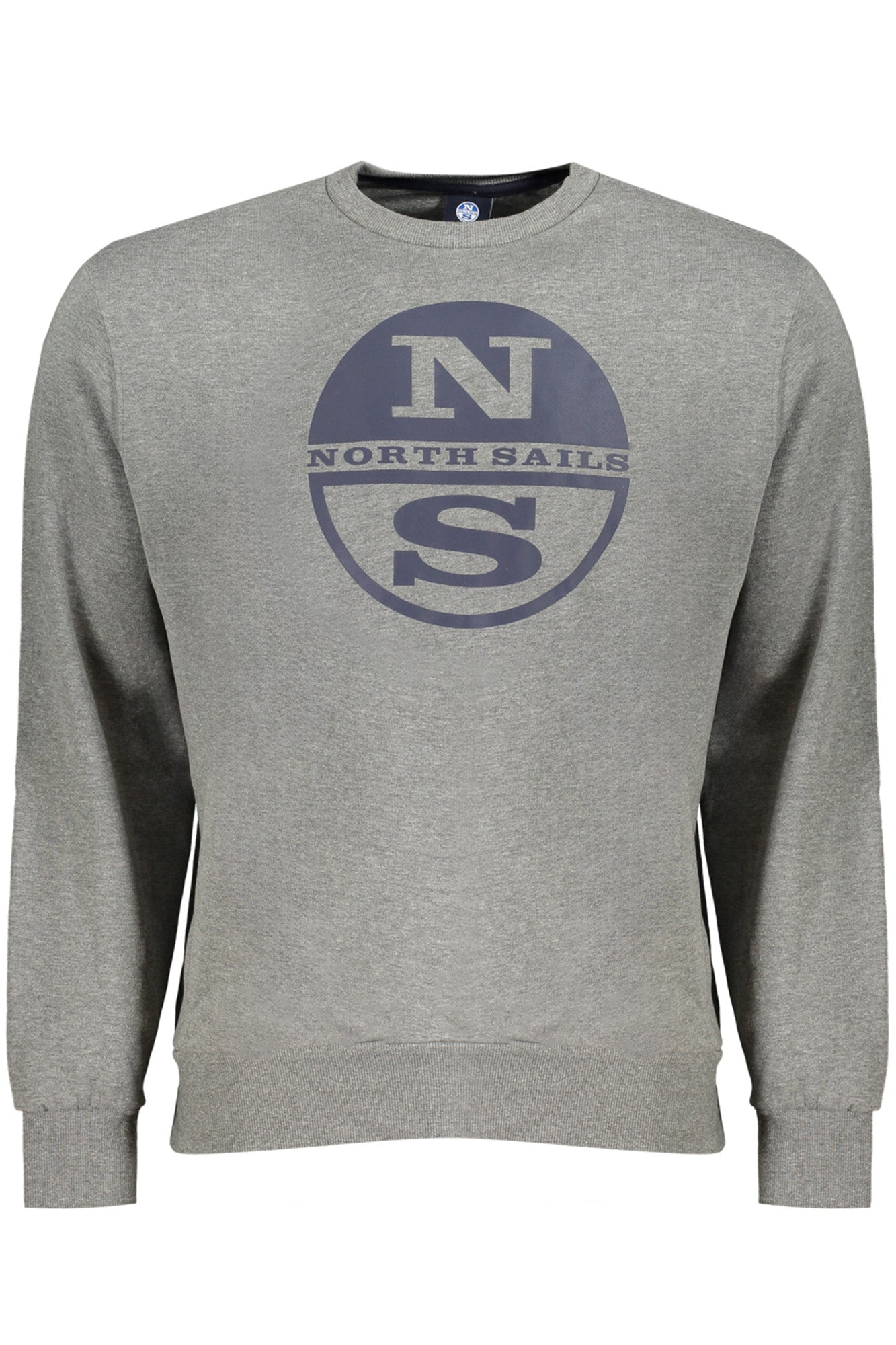 NORTH SAILS Sweatshirt Herren – Gebürstetes Zip-Out-Modell in Schwarz Zweitbild