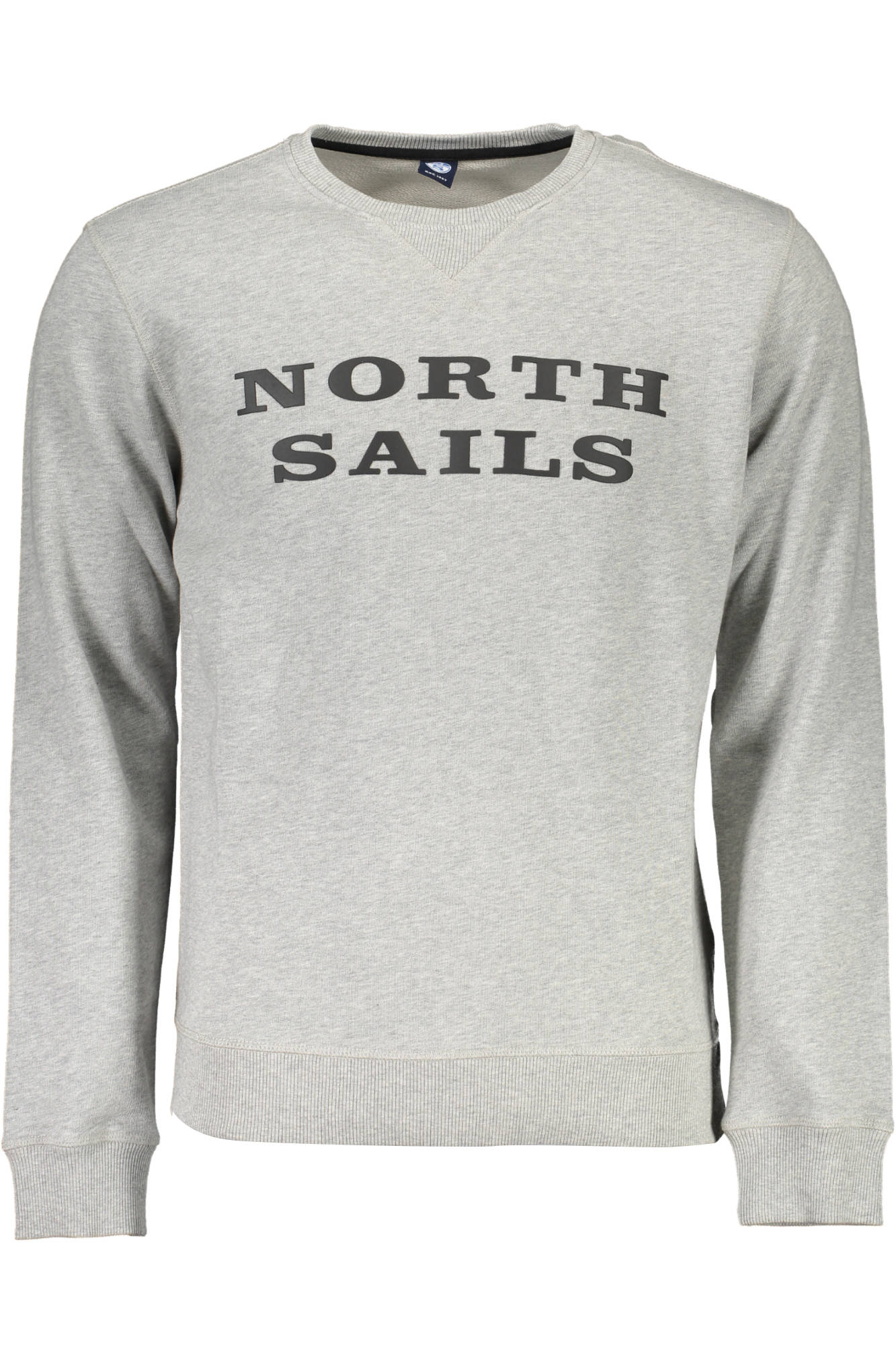 NORTH SAILS Sweatshirt Herren Grau – Rundhals aus Bio-Baumwolle | soulluna Grau Hauptbild