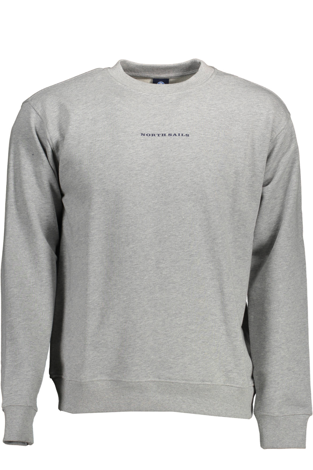 NORTH SAILS Sweatshirt Herren – Weißes Langarm-Sweatshirt aus 100% Baumwolle Grau