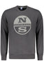 NORTH SAILS Herren-Sweatshirt mit Reißverschluss Schwarz – Gebürstete Baumwolle für Herbst/Winter Schwarz