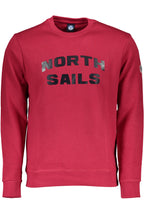 NORTH SAILS ROTES HERREN-SWEATSHIRT MIT REISSVERSCHLUSS