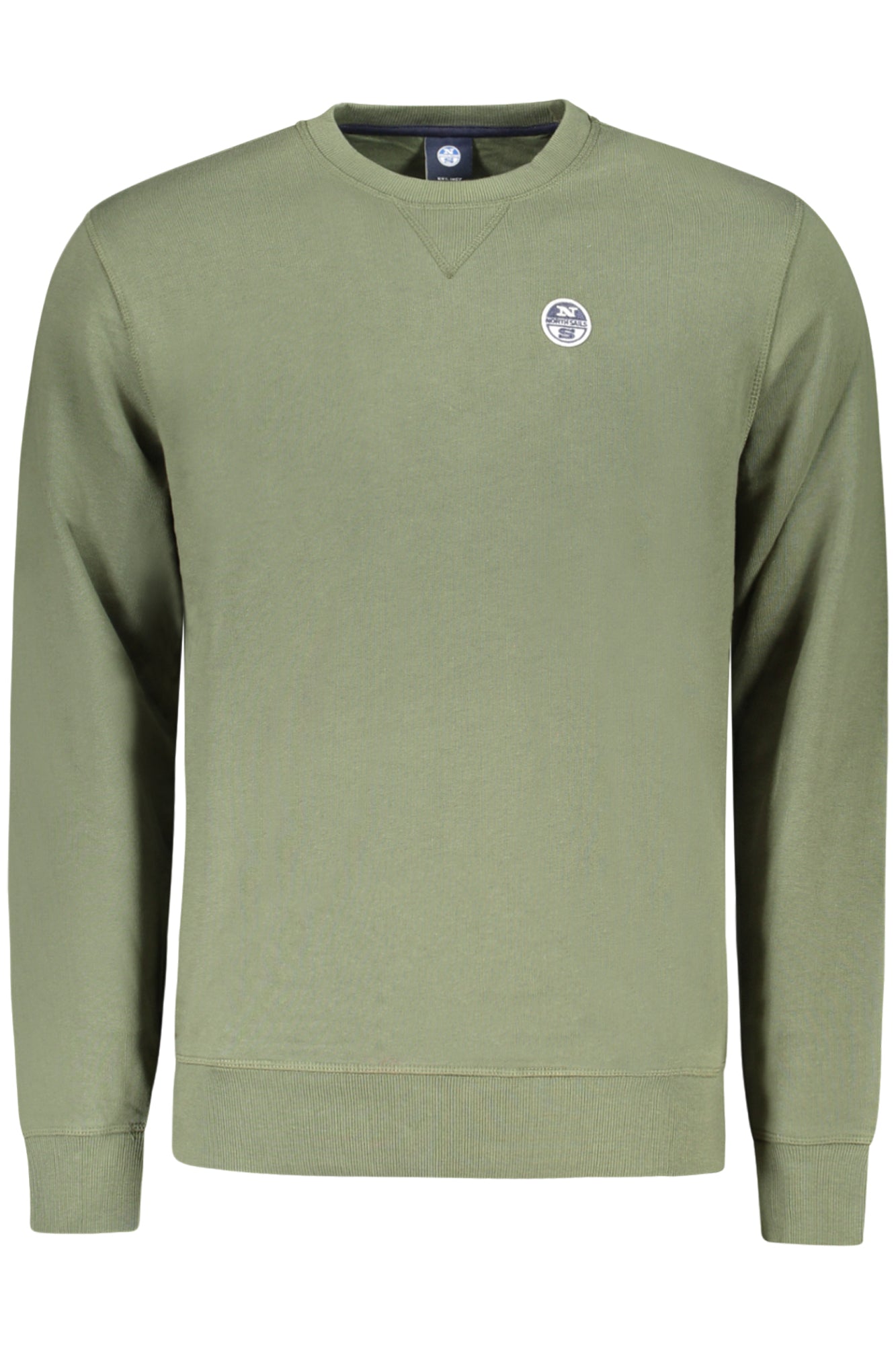 NORTH SAILS Sweatshirt Herren mit Zip – Weißes Langarm-Sweatshirt aus Baumwolle Grün