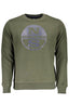 NORTH SAILS Sweatshirt Herren mit Zip – Grünes Logo-Sweatshirt für Herbst/Winter Grün