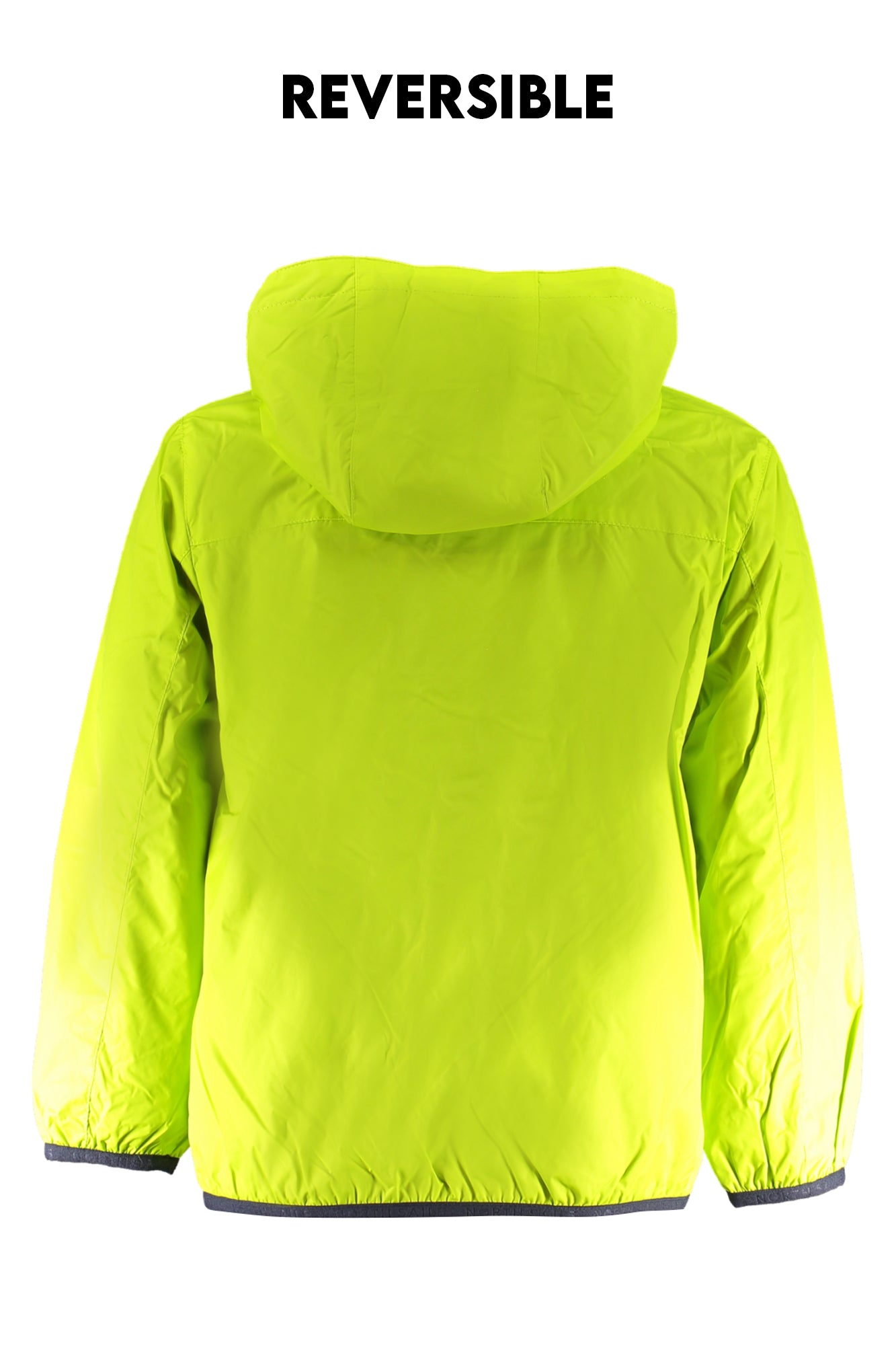 NORTH SAILS Blaue Sportjacke für Jungen – Wendejacke mit Kapuze aus Bio-Baumwolle Grün