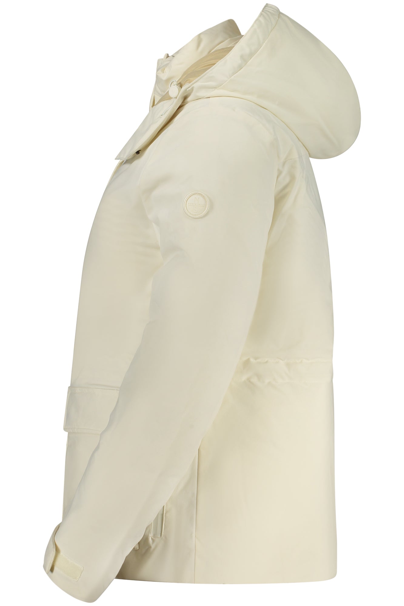 NORTH SAILS Damen Jacke – Parka, mit Kapuze, mit Taschen Weiß