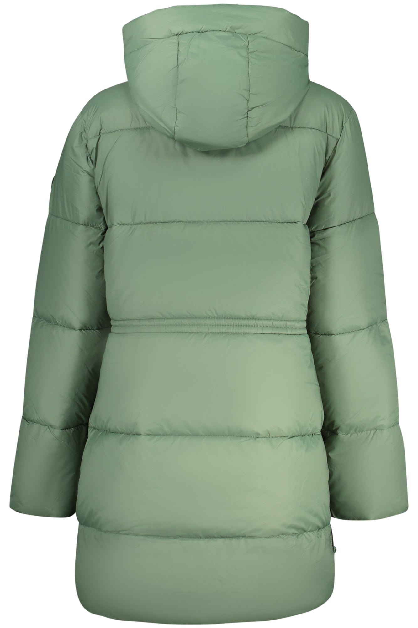 NORTH SAILS Damen Jacke – Lange, mit Kapuze, mit Taschen Grün