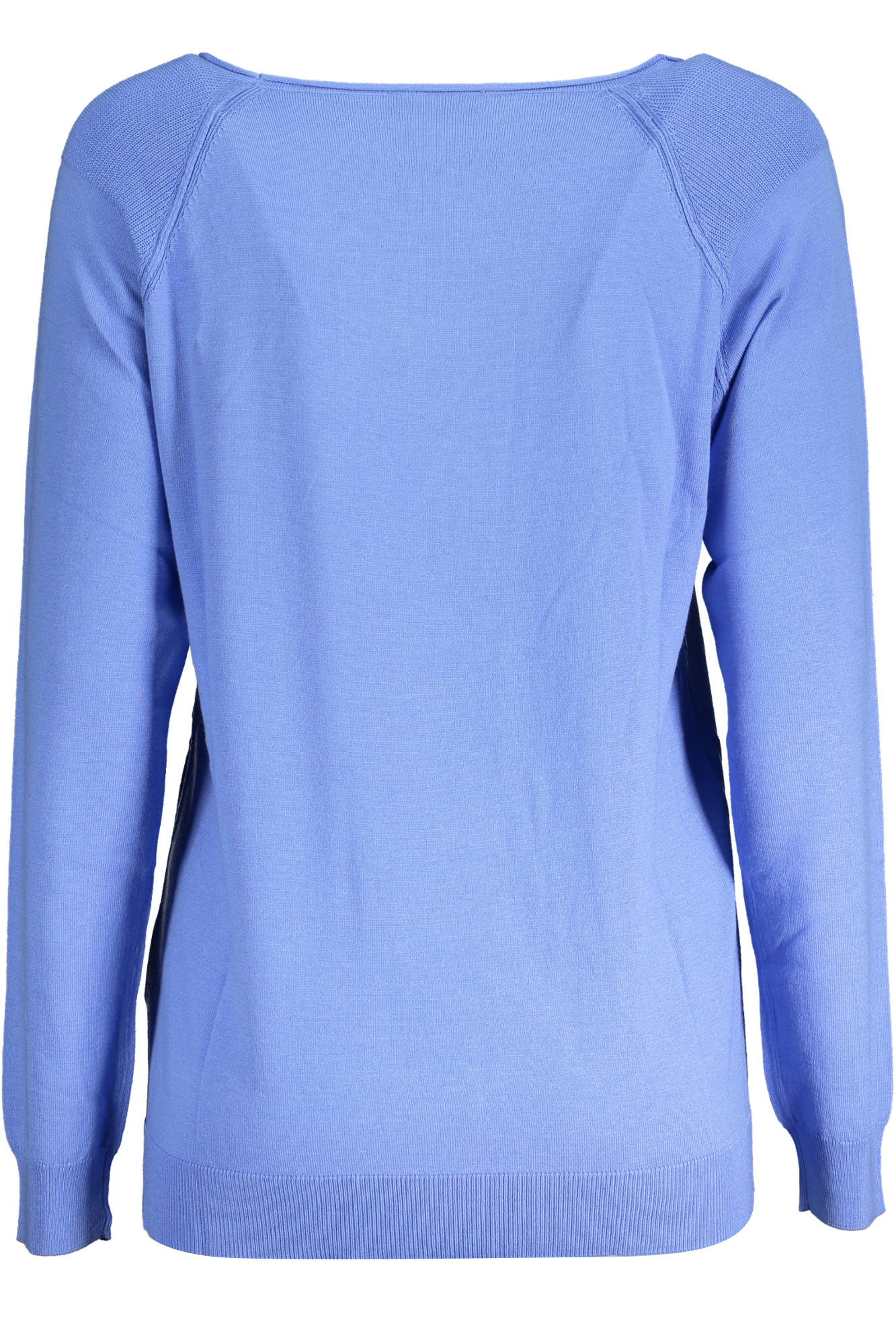 NORTH SAILS Damentrikot weiß – Langarmshirt mit Kontrastdetails & recycelten Fasern Hellblau