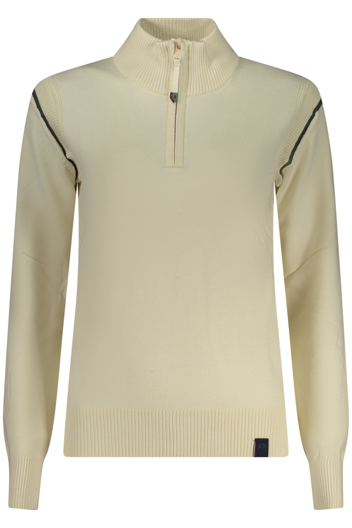 NORTH SAILS Pullover Damen Weiß – Langärmlig mit Reißverschluss | Ocean Positive Weiß