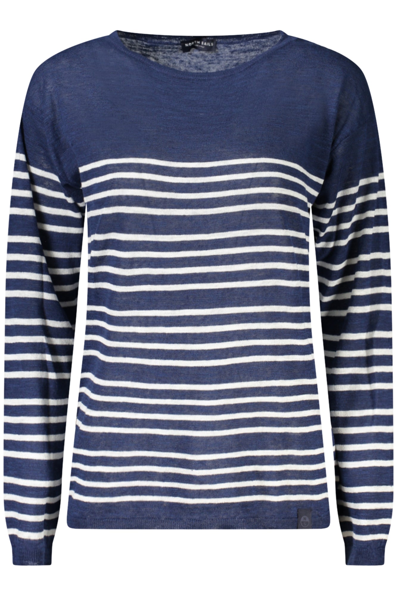 NORTH SAILS Damen Pullover rot gestreift – Langarm T-Shirt aus Italien Blau