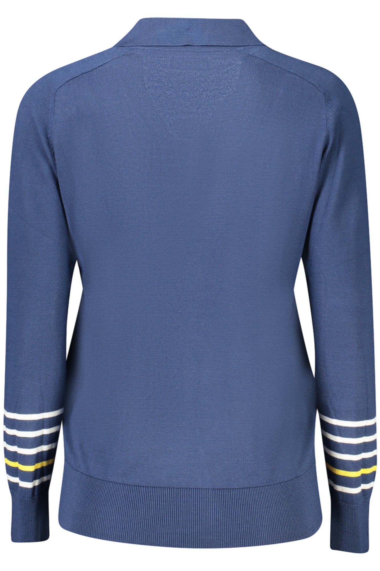 NORTH SAILS Rosa Pullover Damen – V-Ausschnitt Langarm-Shirt mit Logo-Details Blau