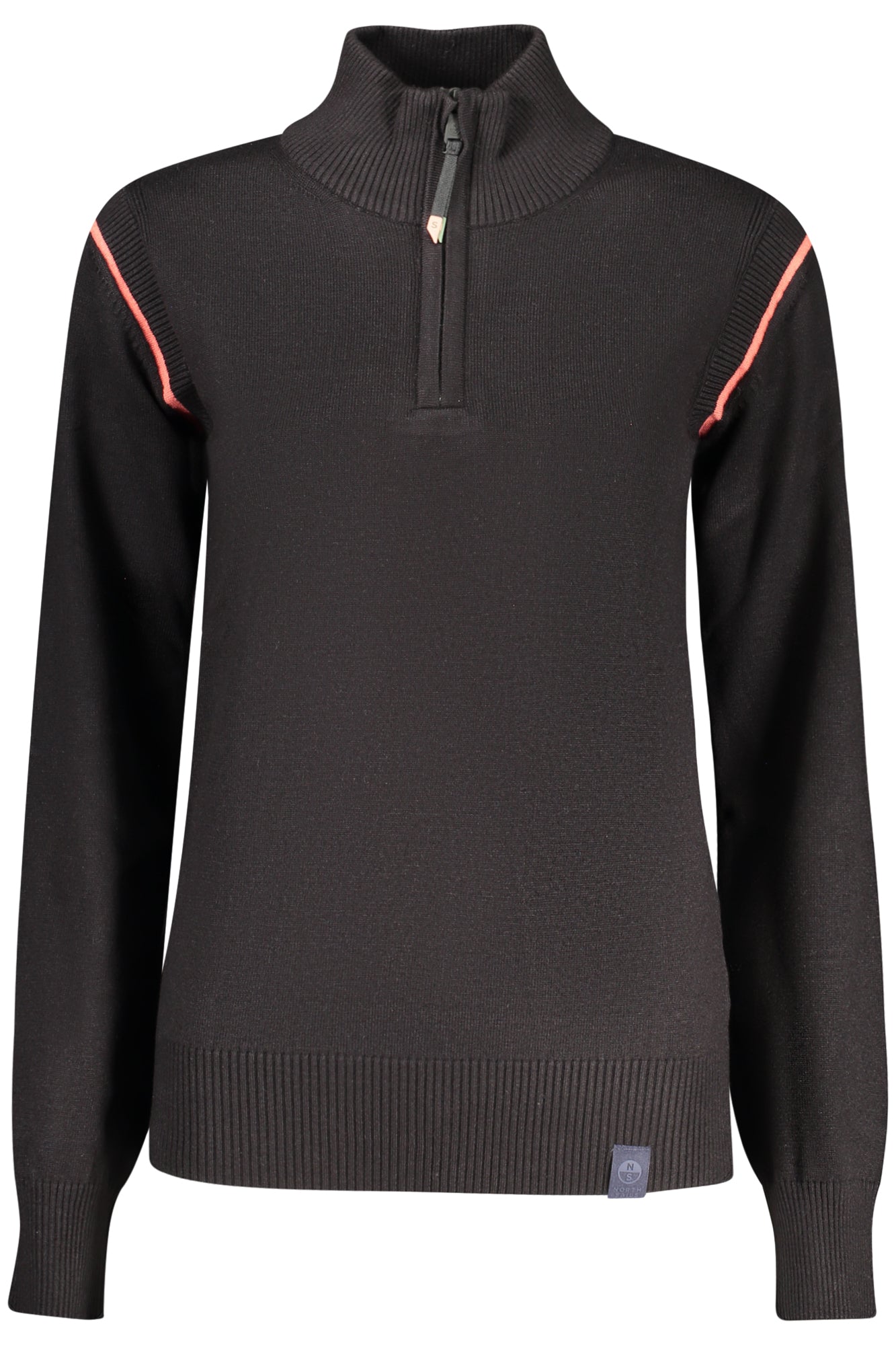 NORTH SAILS Pullover Damen Weiß – Langärmlig mit Reißverschluss | Ocean Positive Schwarz
