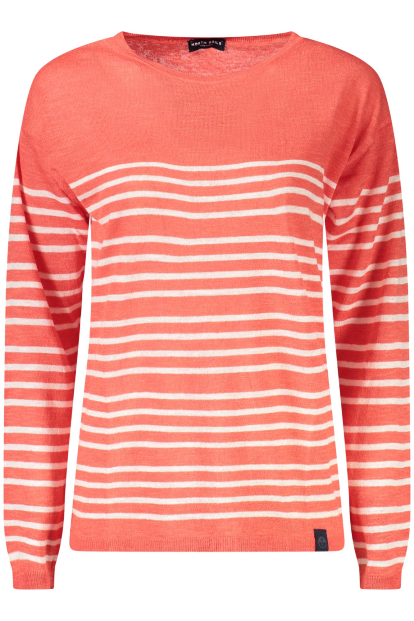 NORTH SAILS Damen Pullover rot gestreift – Langarm T-Shirt aus Italien Rot