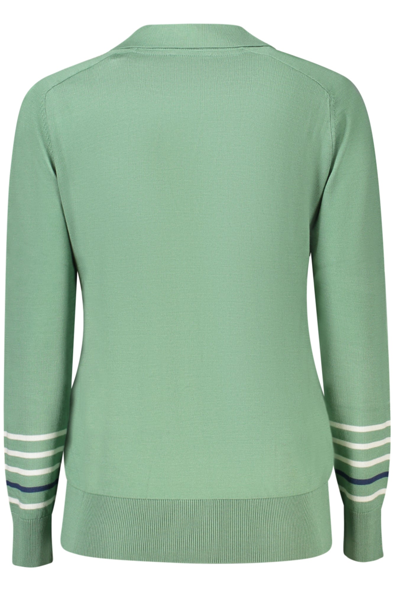 NORTH SAILS Rosa Pullover Damen – V-Ausschnitt Langarm-Shirt mit Logo-Details Grün