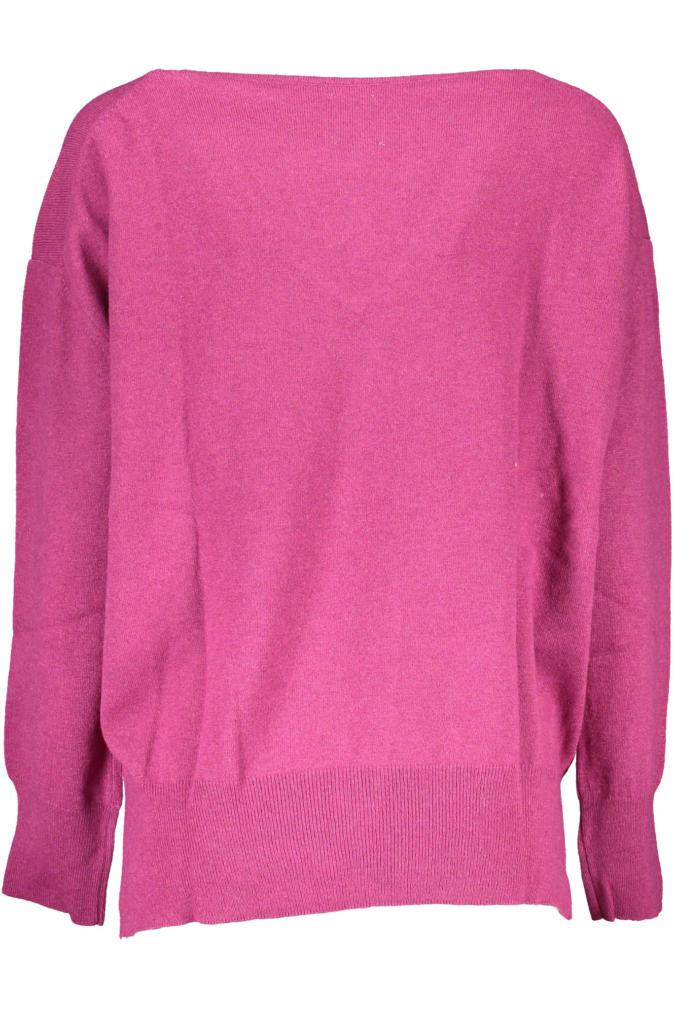 NORTH SAILS Damentrikot Weiß – V-Ausschnitt Langarmshirt aus Italien Violett