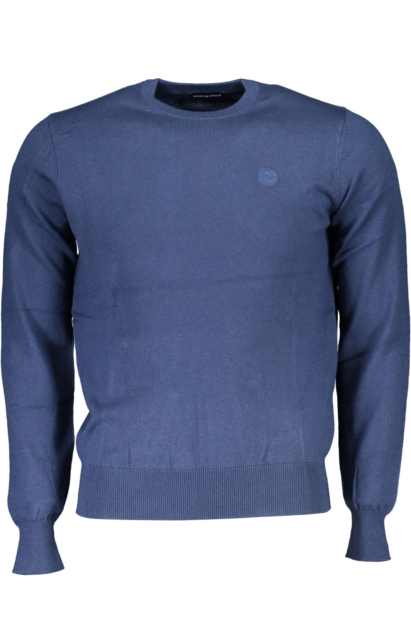 NORTH SAILS Pullover Herren – Schwarzer Rundhals mit Logo-Stickerei aus Italien Blau