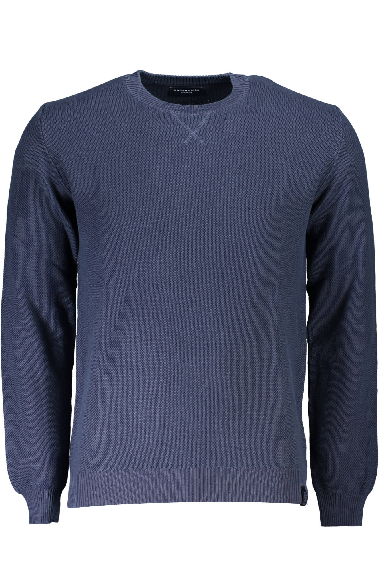 NORTH SAILS Pullover Herren – Blauer Langarmpullover aus Bio-Baumwolle | Italien Blau