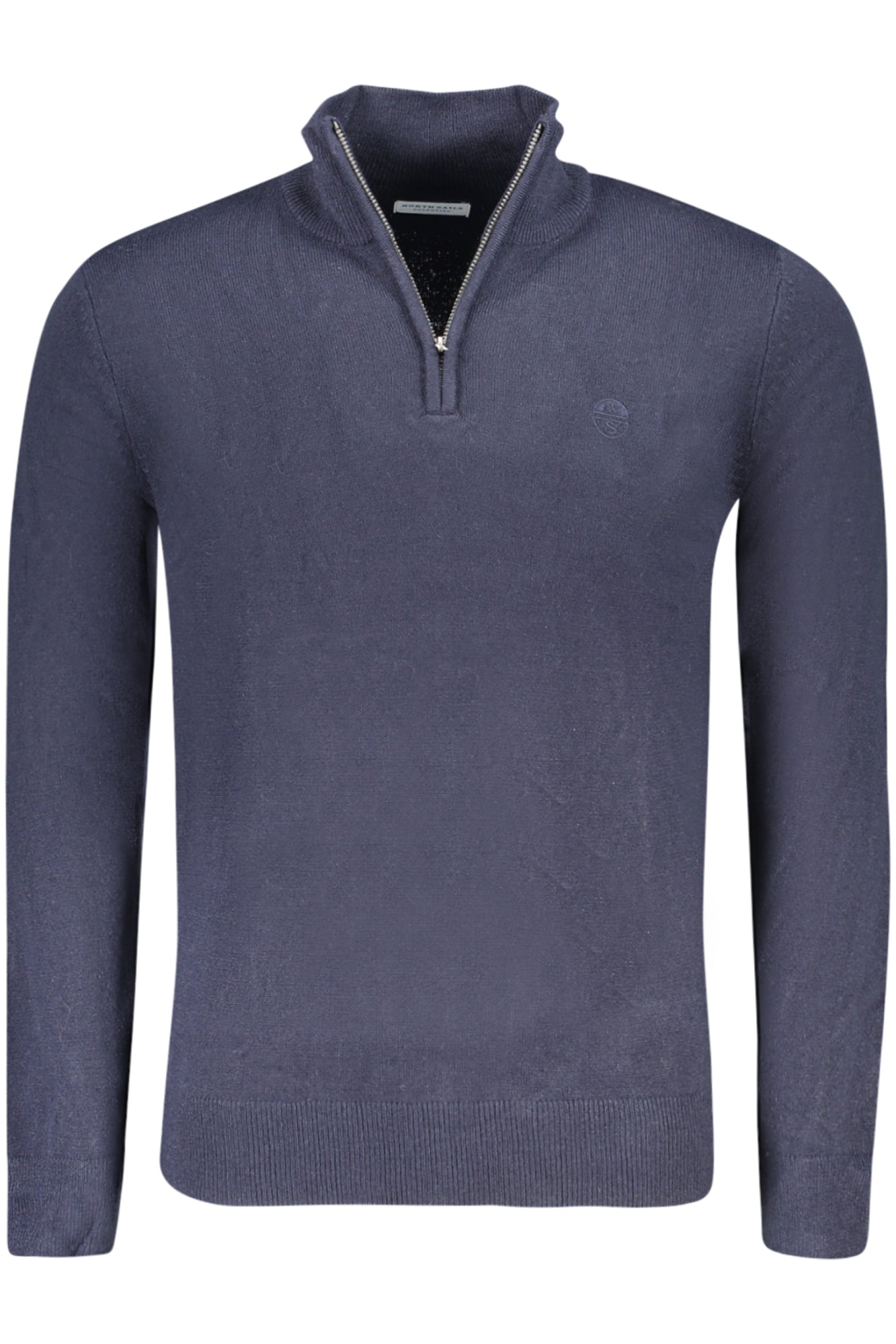 NORTH SAILS Pullover Herren – Schwarzer Langarmpullover mit Logo-Stickerei Blau
