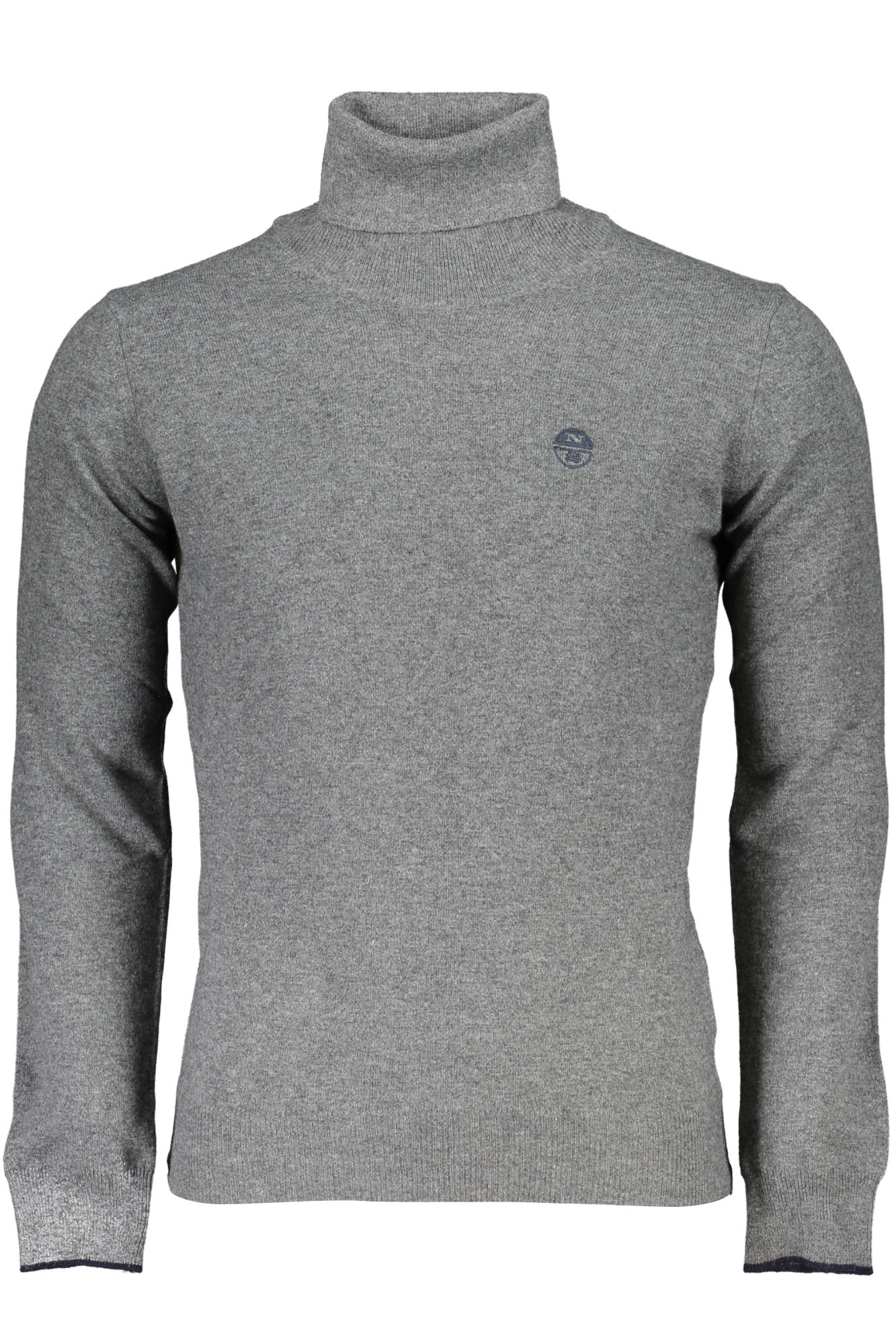 NORTH SAILS Rollkragenpullover Herren – Schwarzer Winterpullover aus Italien Grau