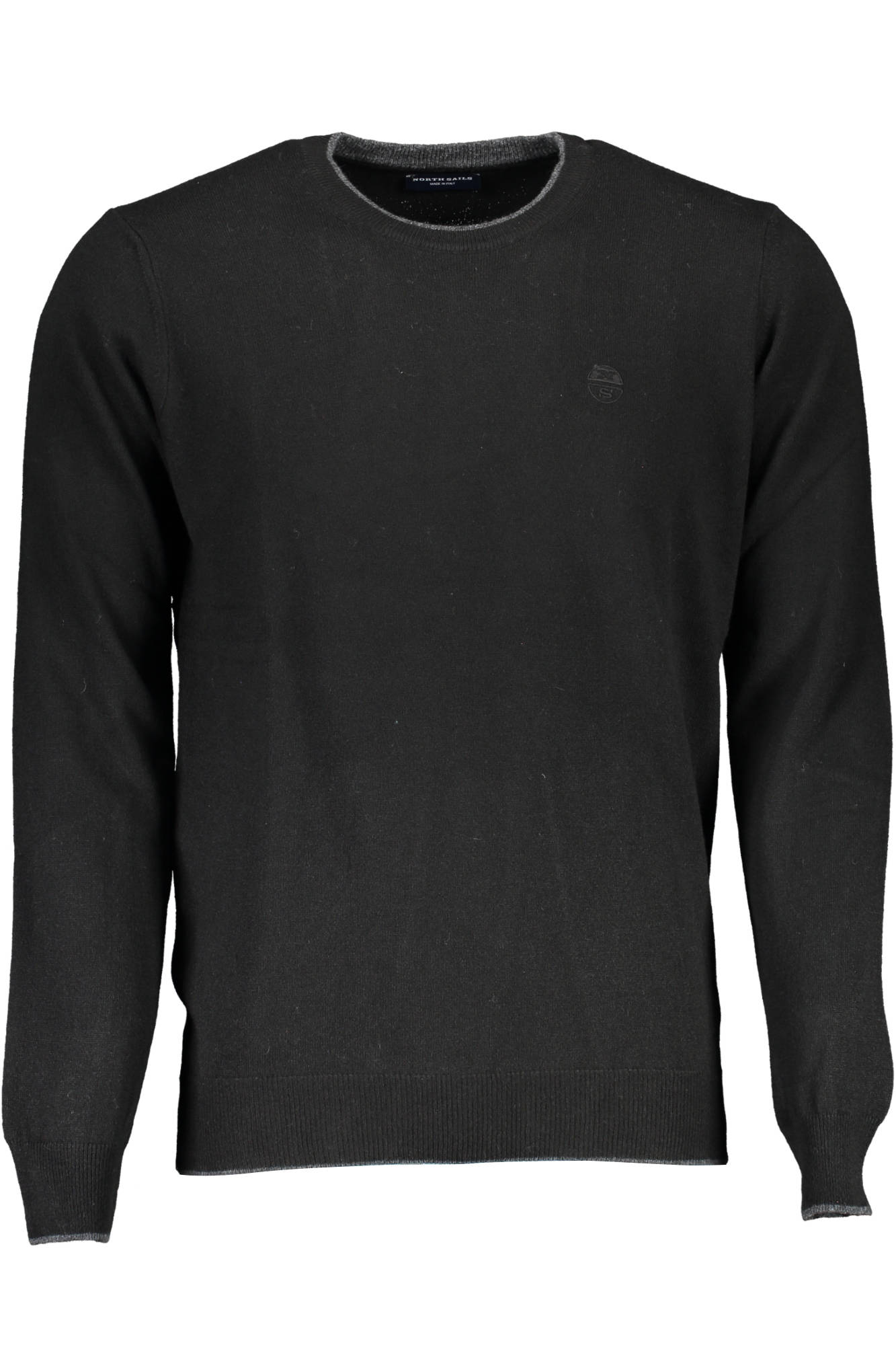 NORTH SAILS Herrenpullover schwarz – Italienische Qualität mit Kaschmir-Anteil | soulluna.de Schwarz