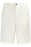 NORTH SAILS Bermudashose Herren Weiss – Leichte Sommerhose aus Baumwolle mit Elastan Weiß